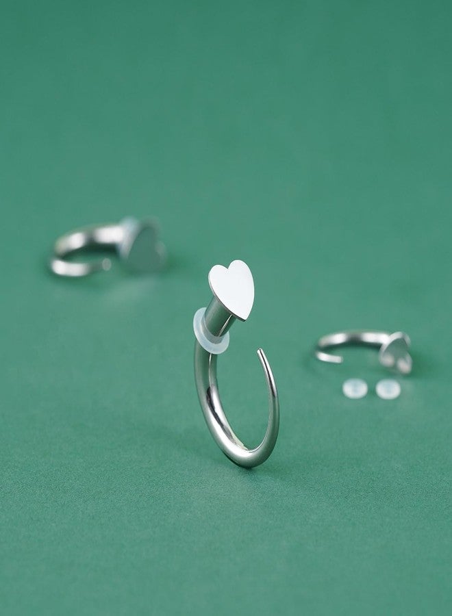 TBOSEN 18PCS Stainless Steel Stretching Kit Taper Bend Expander O-Ring Round | Flower | Heart | Cat Top Body Piercing Jewelry Set - Image 3